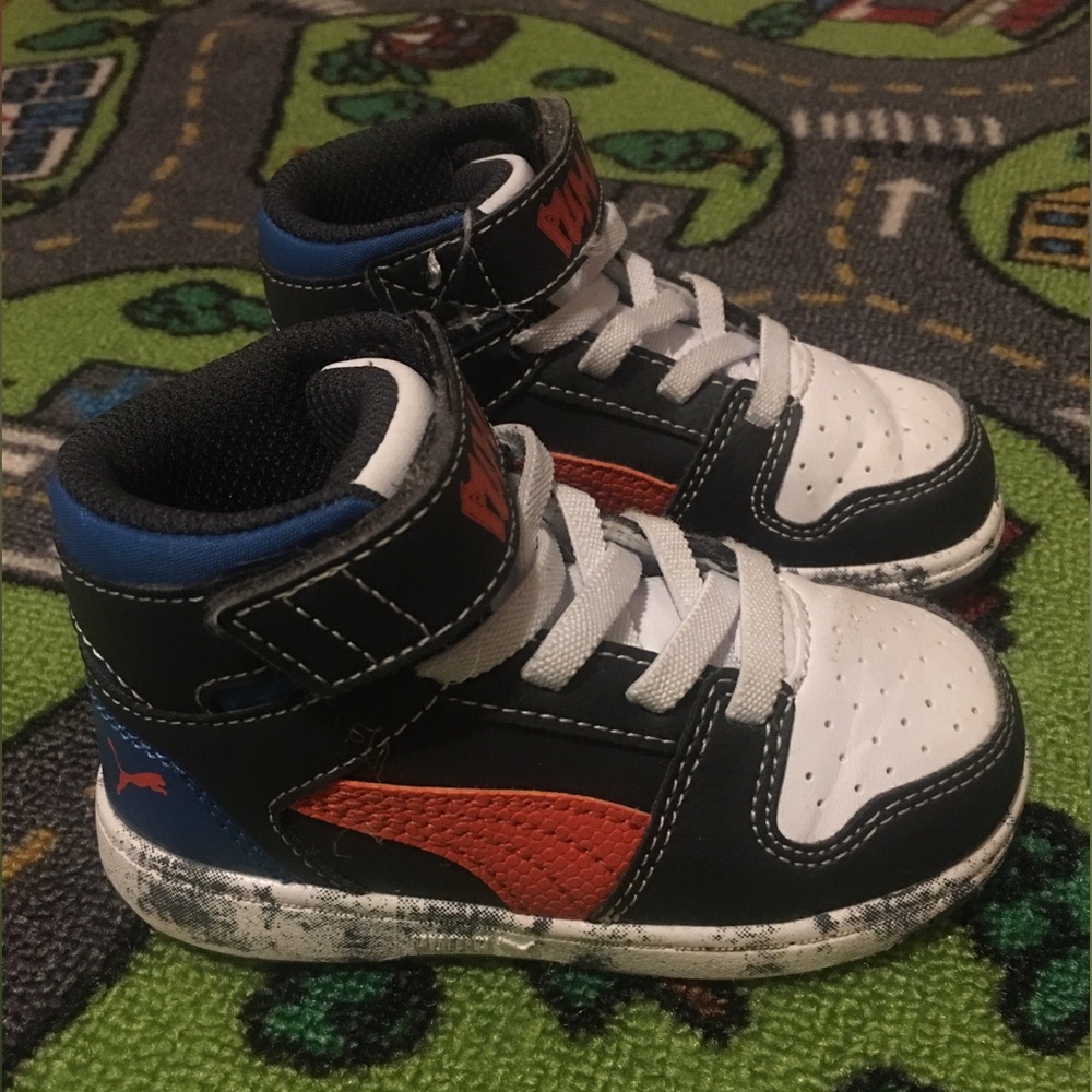 Puma Kids Toddler Rebound Layup Sneakers Hightop Shoes Size 6C